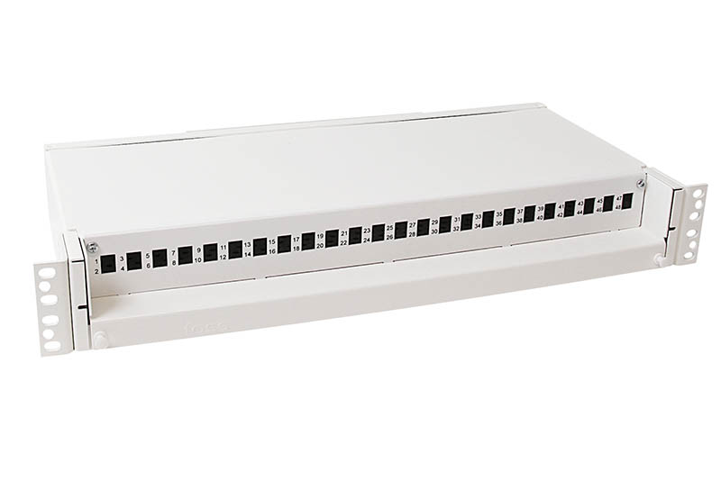 Fiber optic patch Panel 1.5U, 24 holes LC DPX