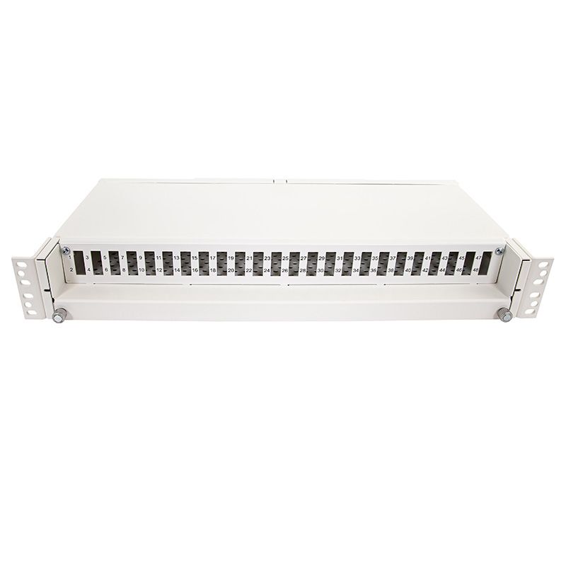 Fiber optic patch Panel 1.5U, 24 holes SC DPX