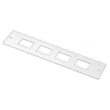 Adapter plate, mini, 4 holes E2000, DPX