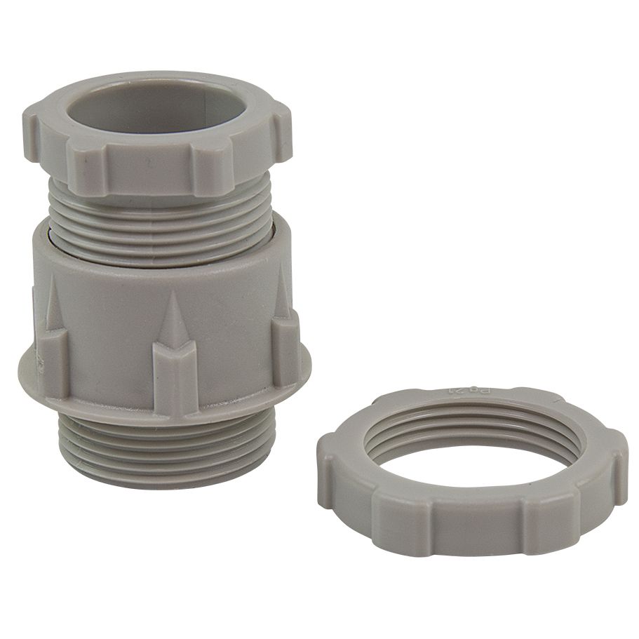 Cable gland, PG21, 1 port, 14-18 mm