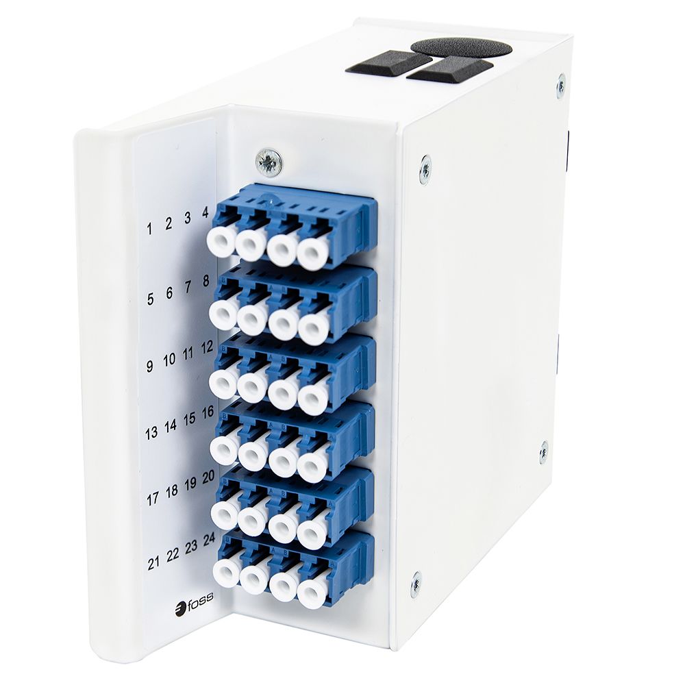 Wall box DIN MINI, 24 LC/PC, 9/125, AXAI