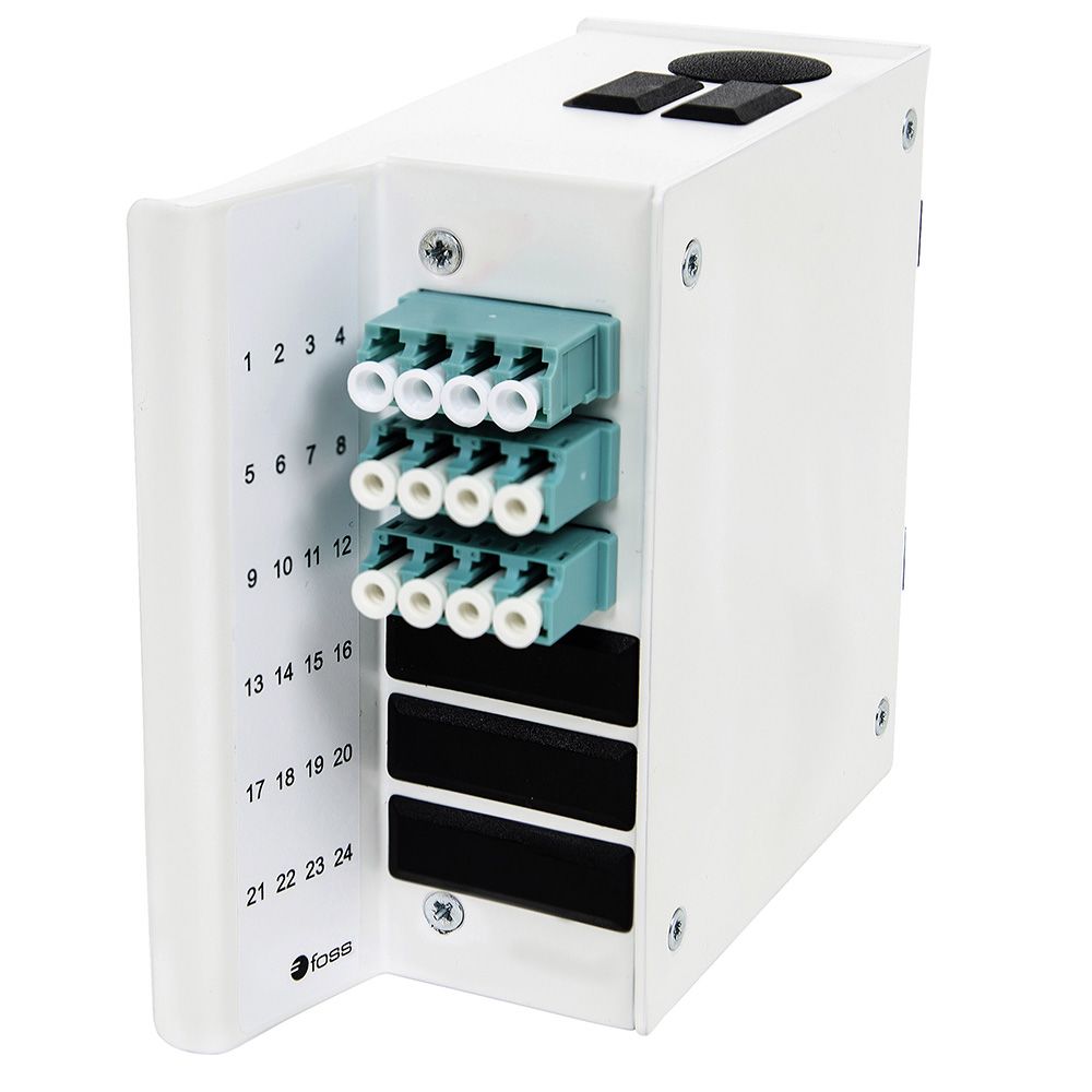 Wall box DIN MINI, LC, pigtails, OM3