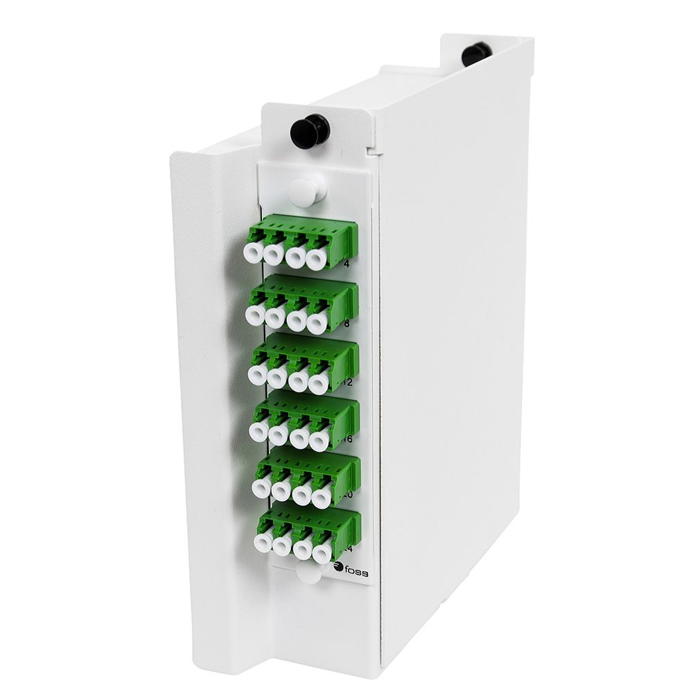 Wall box DIN, 24 LC/APC, 9/OS2, Micro cable