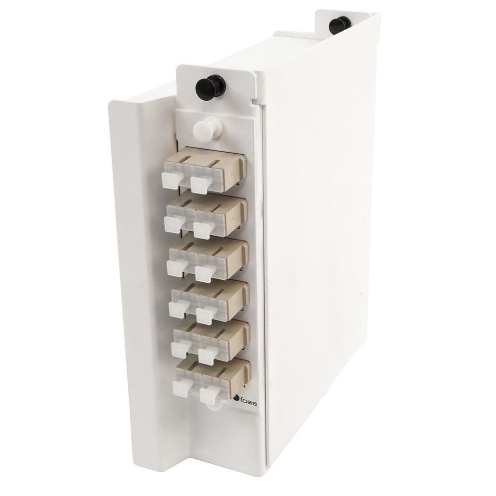 Wall box, DIN, SC, pigtails OM2