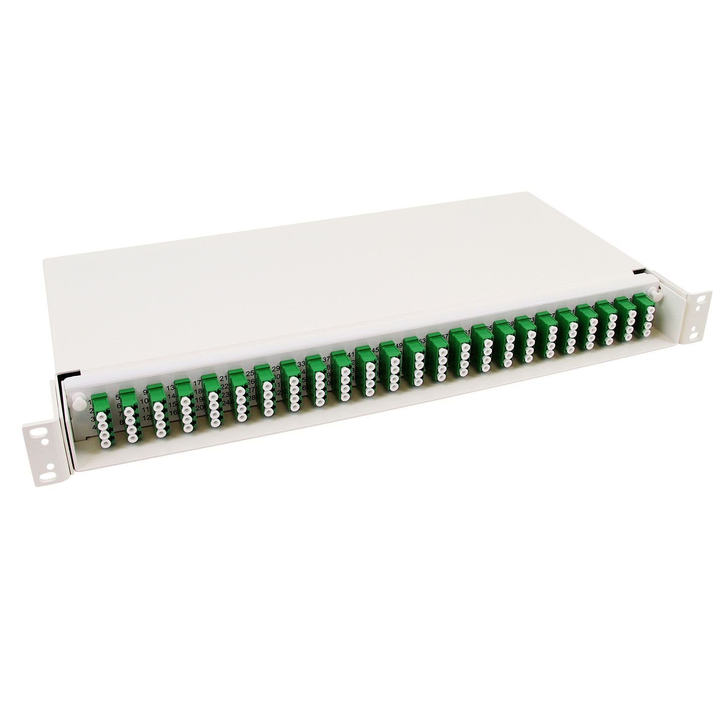 Patch Panel 1U, 96 LC/APC, adapter, SM