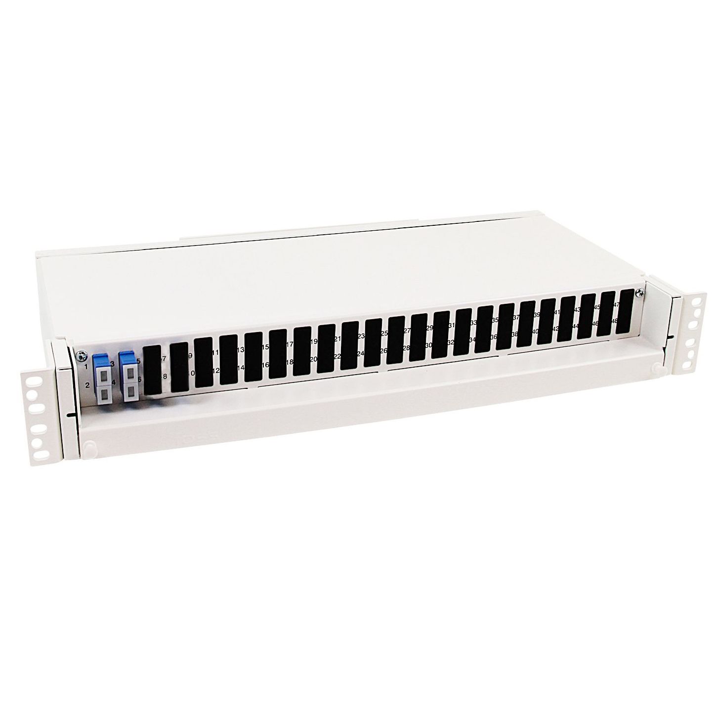 Patch Panel 1.5U, 4 SC/PC, adapter, SM