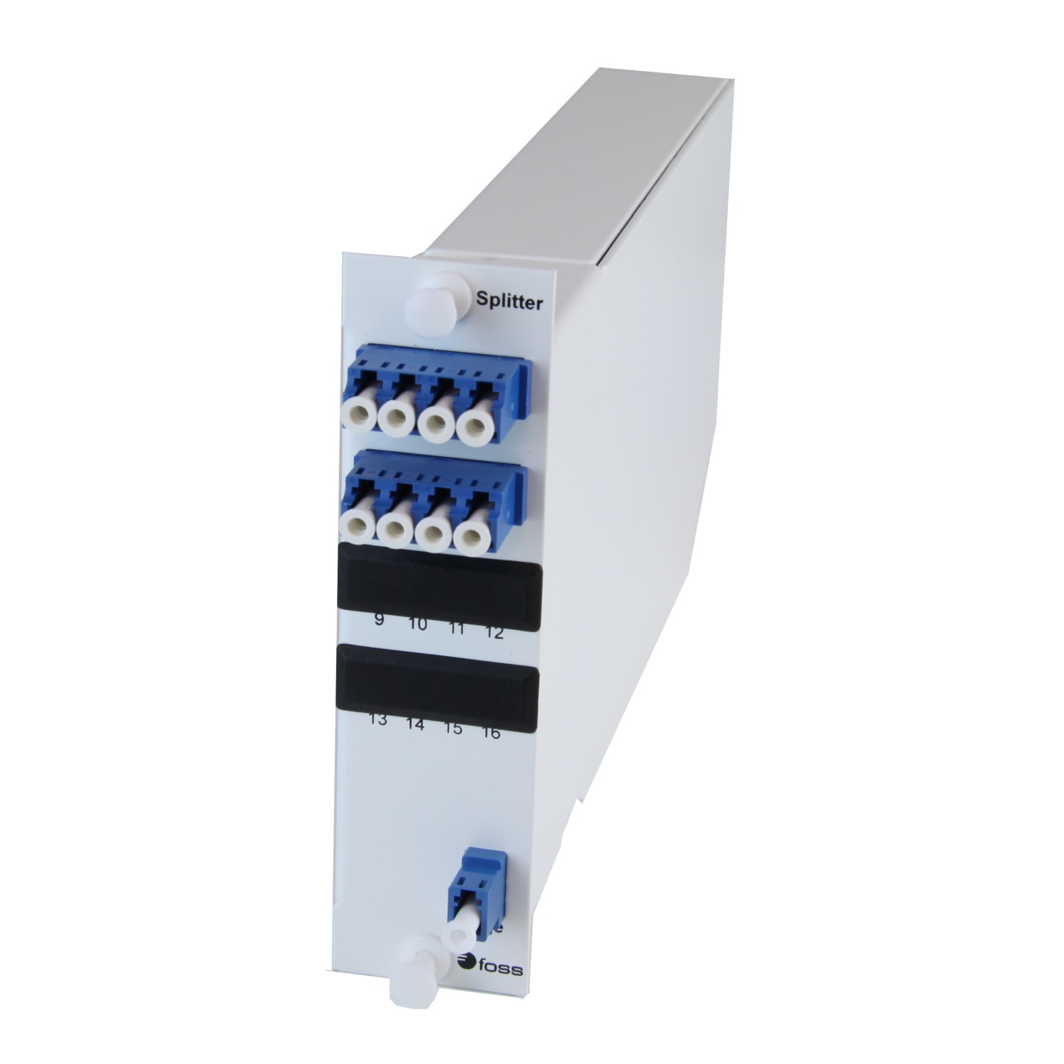 1:8 Fiber optic splitter in Cassette module with LC/PC connectors