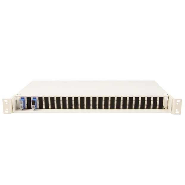 12x1:2 Fiber optic splitter in Patch Panel with SC/PC connectors