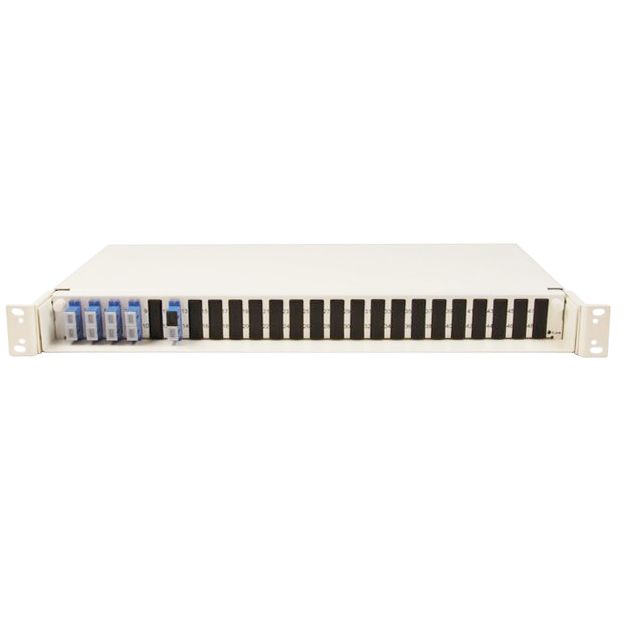 1:8 Fiber optic splitter in Patch Panel with SC/PC connectors