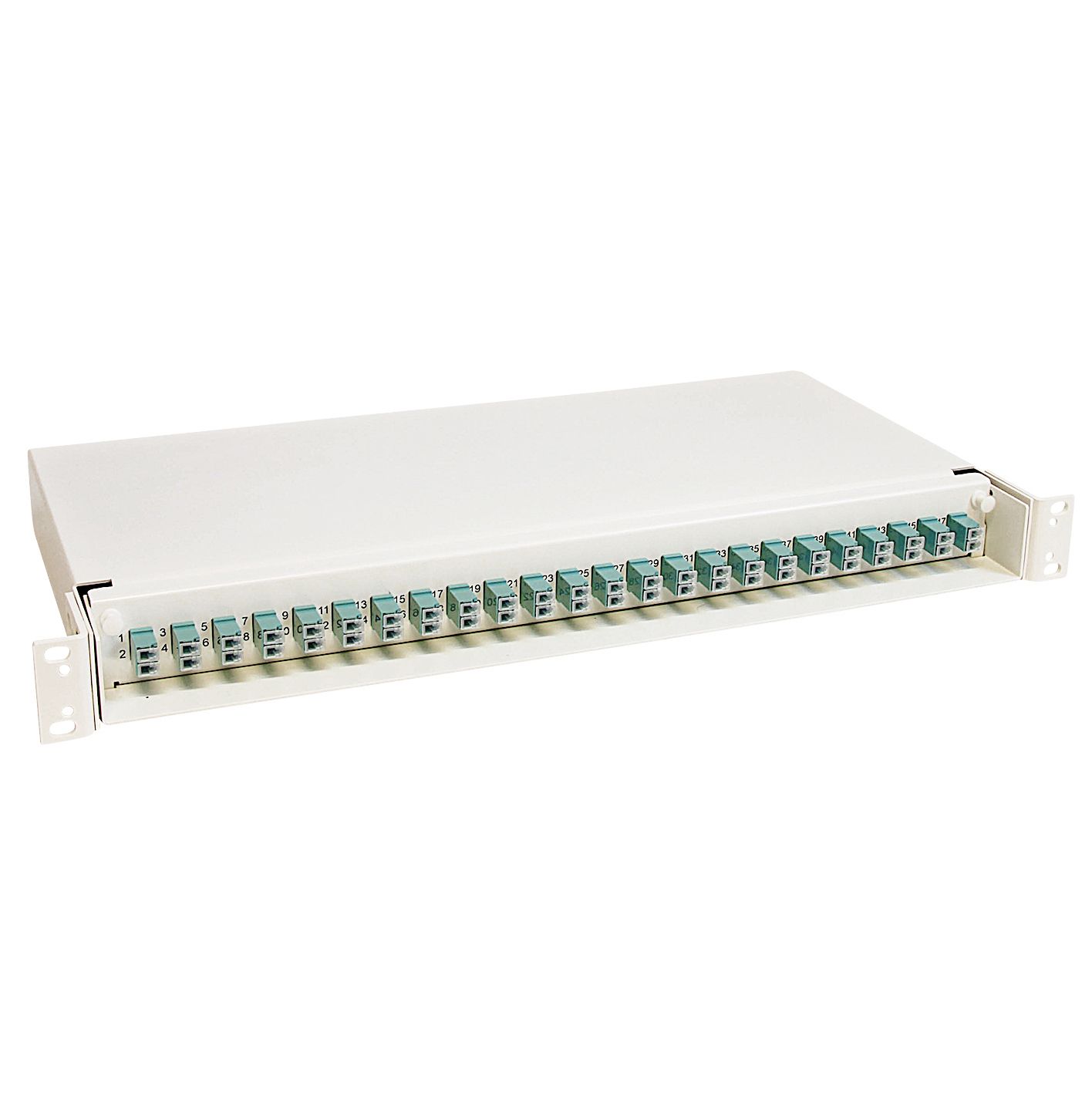 48 fiber MPO to LC Breakout Fiber Patch Panel, OM3, A1