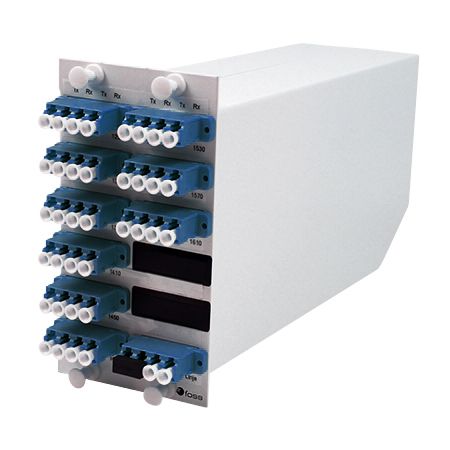 18 channels CWDM, fiber optic cassette modul, SM, 1271-1611, LC/PC