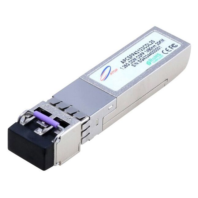 CSFP, 1.25 Gbit/s, 1490Tx/1310Rx, DDM, 20 km,  -40/+85 °C