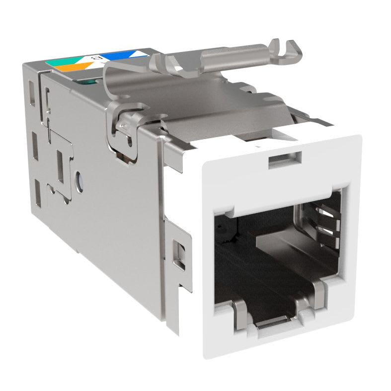 Kontakt Cat6A STP NET SLX,  Hvit