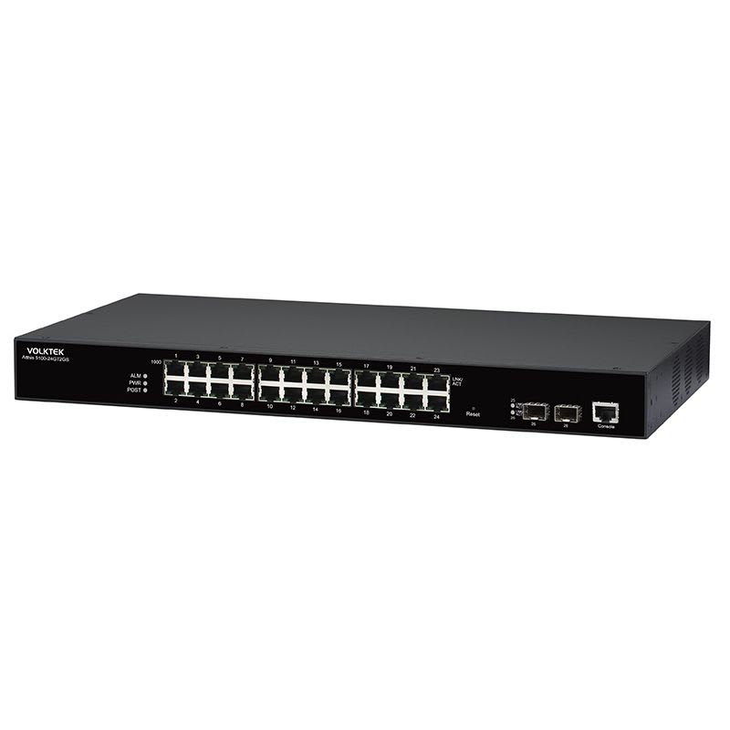 24 x 10/100/1000Base-T + 2 x FE/GbE SFP, L2 mng