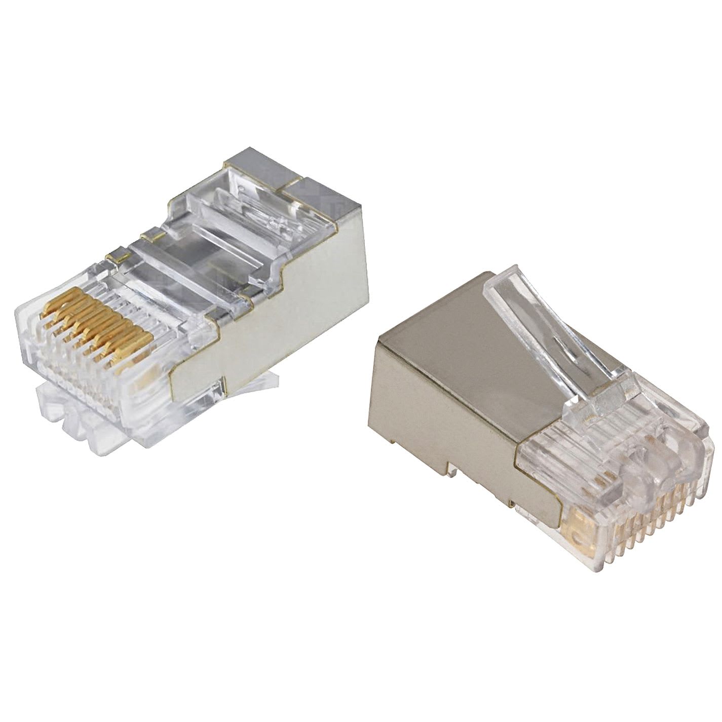 MOD.PLG 8P CAT5 STP 4,8-5,6 mm, RUND Strand/Solid