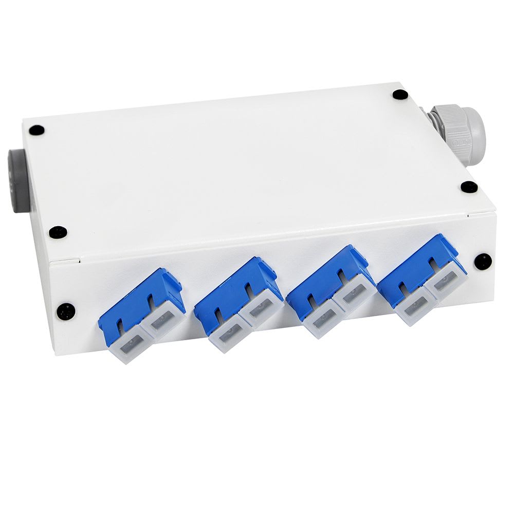 Veggboks mini, 8 SC/PC, fiberhaler, 9/OS2