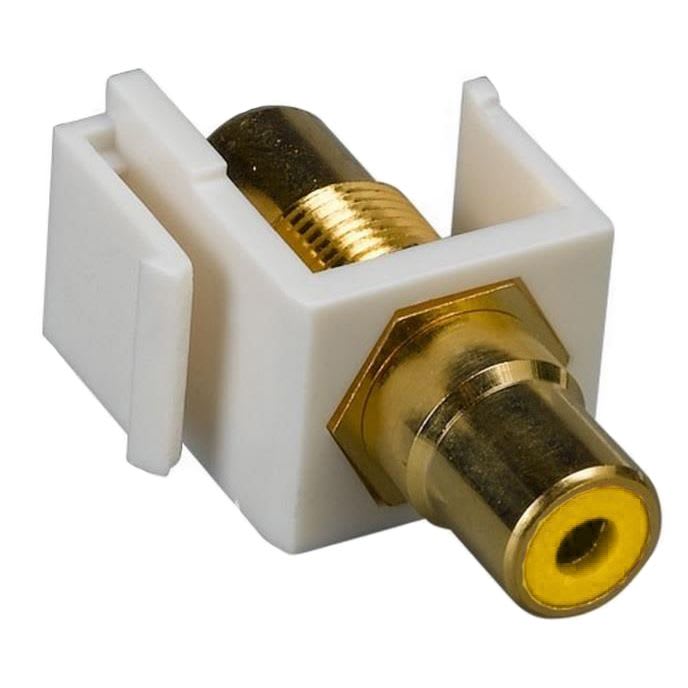 Kontakt RCA Keystone Gul