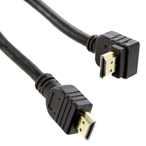 Snor HDMI, 1.4 Rett-Vinkel 28AWG