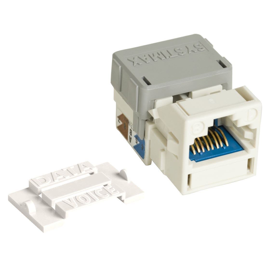 Kontakt Cat6A UTP SYS MGS600 Hvit
