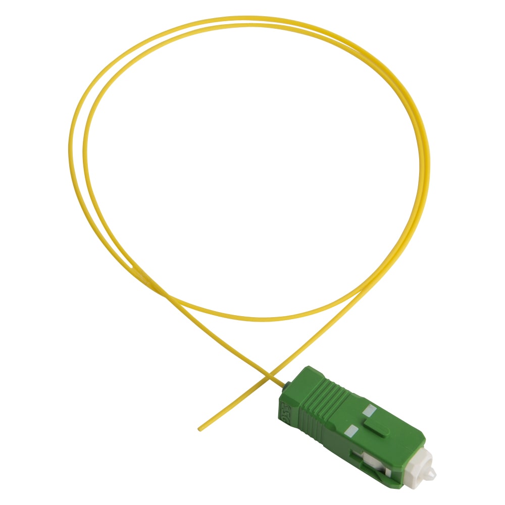 Fiberhale, SC/APC, 9/OS2/900, 1.5 m, gul
