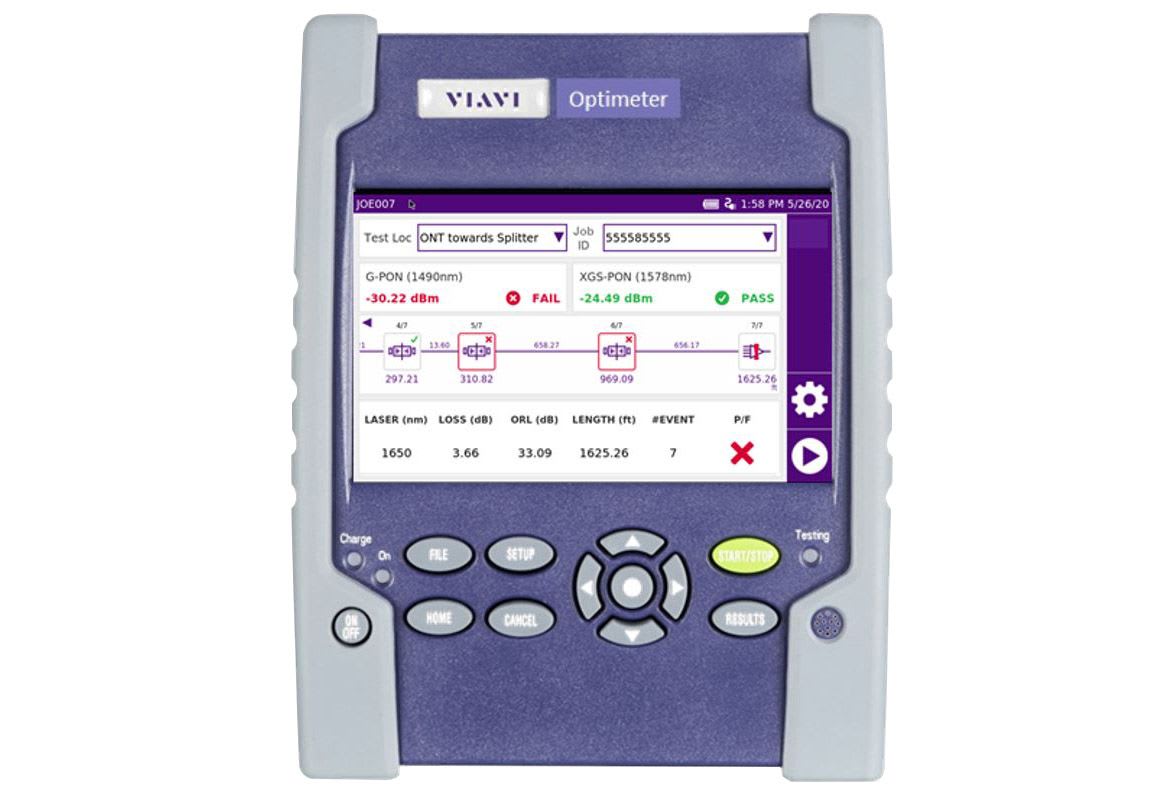 Optimeter, filtrert 1650nm, 5km, SC/APC