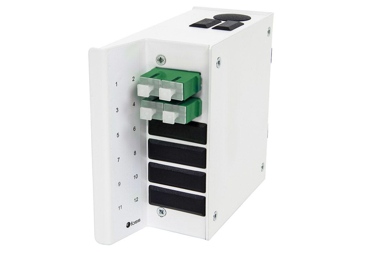 Veggboks DIN MINI, SC/APC, adapter, SM
