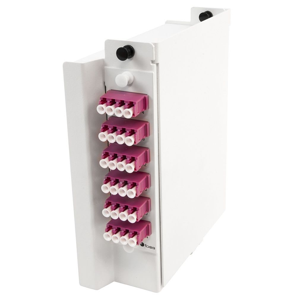 Veggboks DIN, LC, fiberhaler, OM4