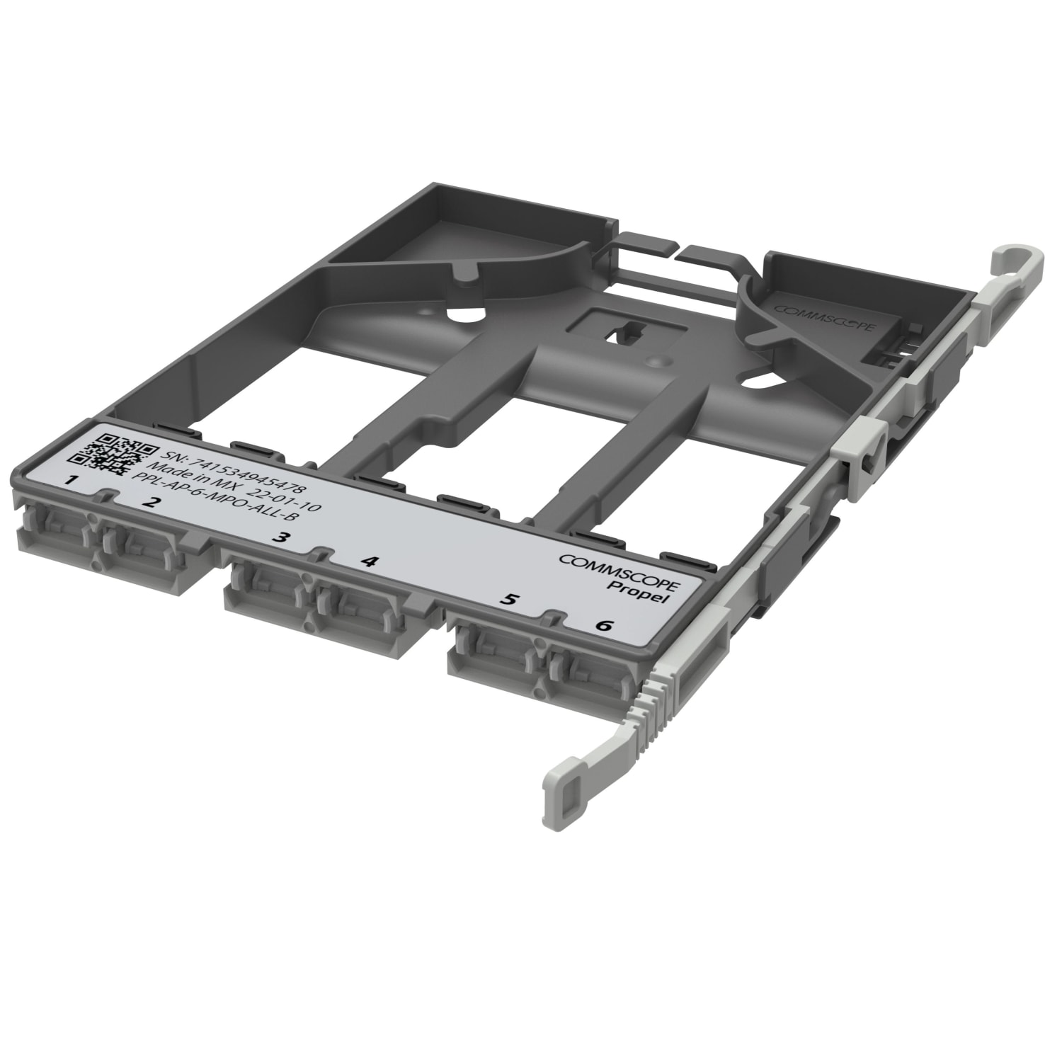 Kassett, Propel, 1/4BL, 6 MPO, opposed, grå