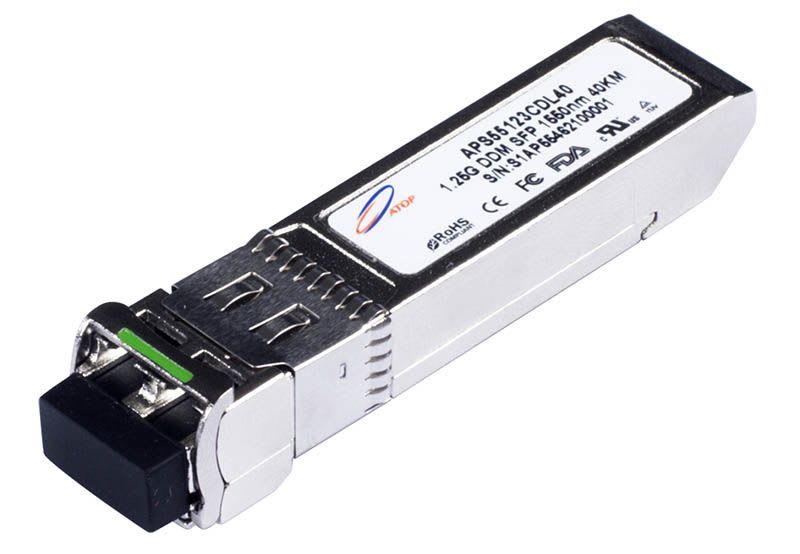 SFP, 1.25 Gbit/s 850 nm MM, DDM, 550 m, AL