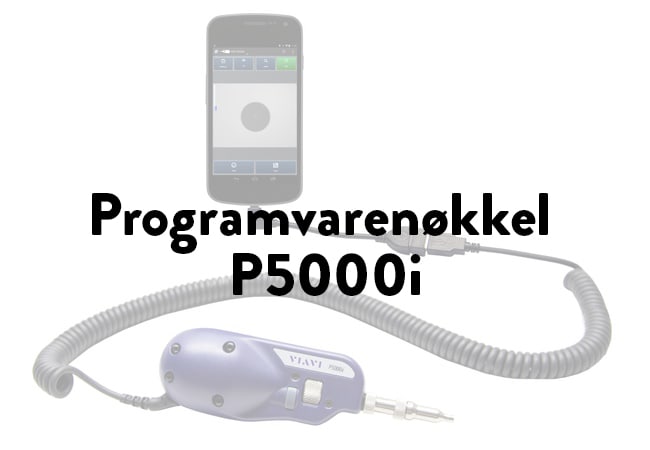 Nøkkel, P5000i FiberChekMOBILE