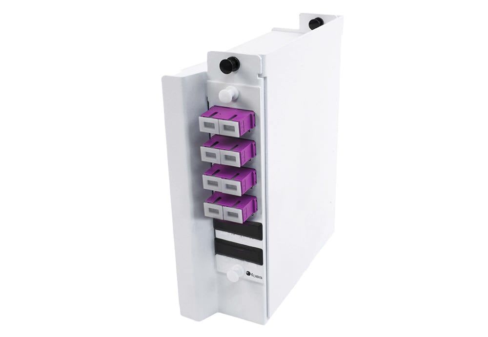 Veggboks DIN, 8 SC, 50/OM4, AXAI