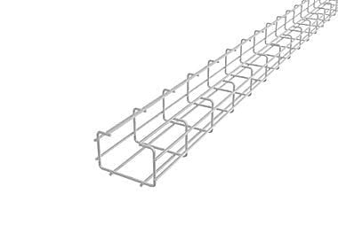 X-tray C 120x80 L=2500mm | A = Ø 5, B = Ø 5