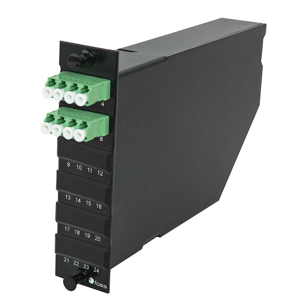 Modul FPM76 svart, 8 LC/APC, 9/125, AXAI