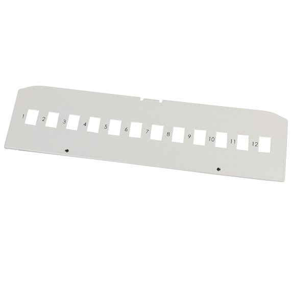 Adapterplate, midi PRO, 12 hull SC SPX/LC DPX