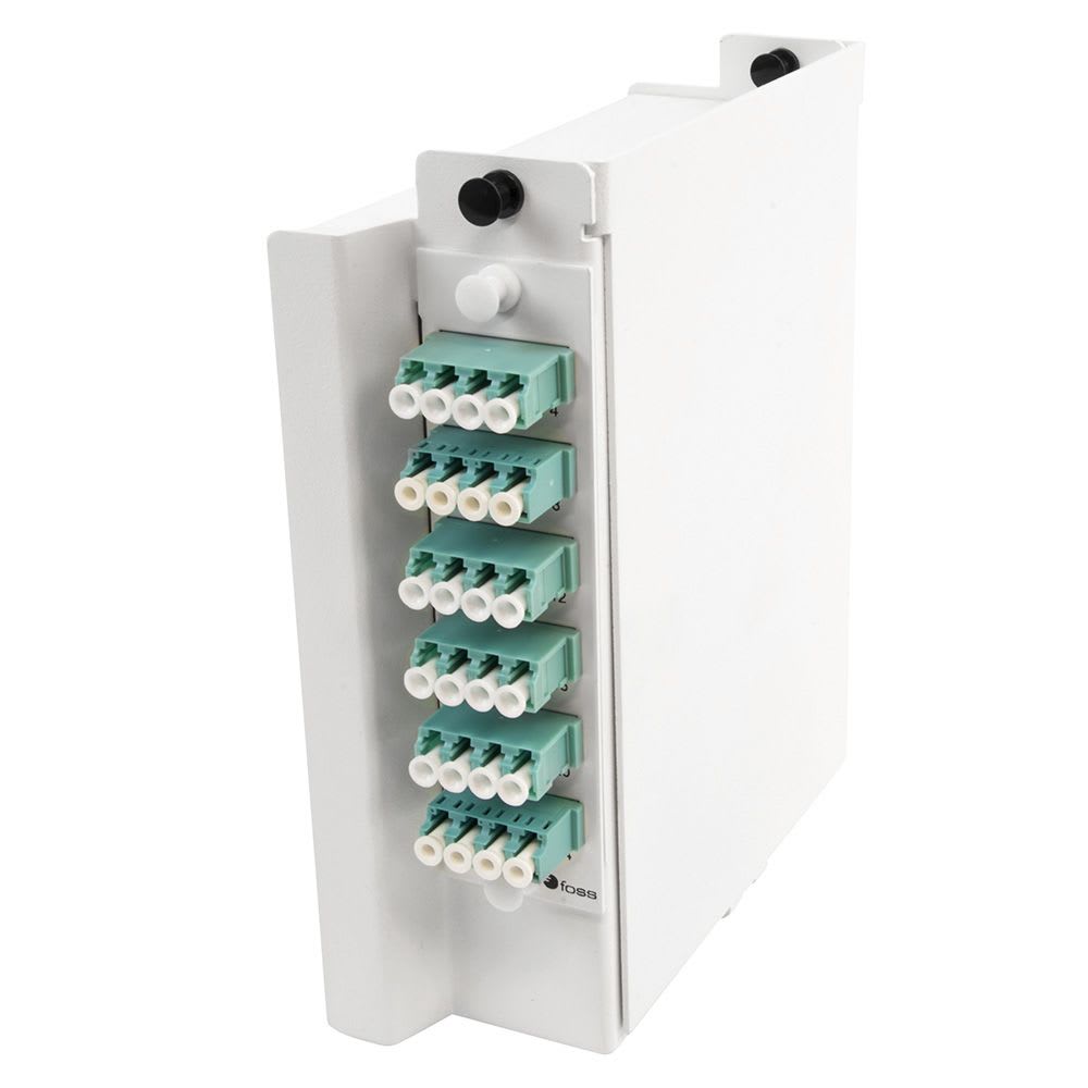 Veggboks DIN, LC, fiberhaler, OM3