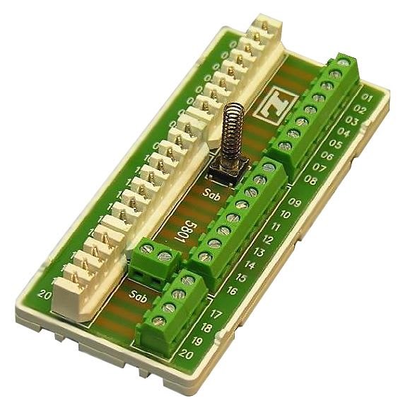 Koblingsmodul 10 par LSA-Skru m/sabo.br.