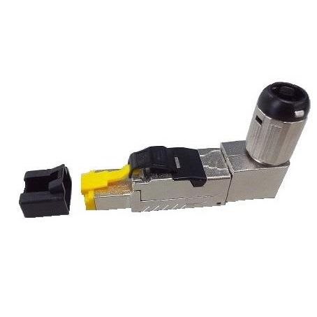 Feltplugg 90gr. RJ45 Cat6A skjermet