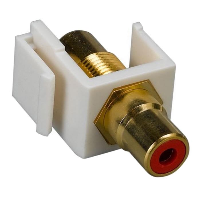 Kontakt RCA Keystone Rød