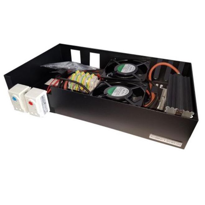 Ventilasjon/varmeboks til IP55 skap, 2He