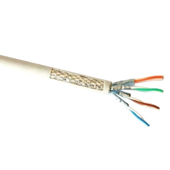 Kabel Cat7A S/FTP NET LSZH Hvit, rull:1000m