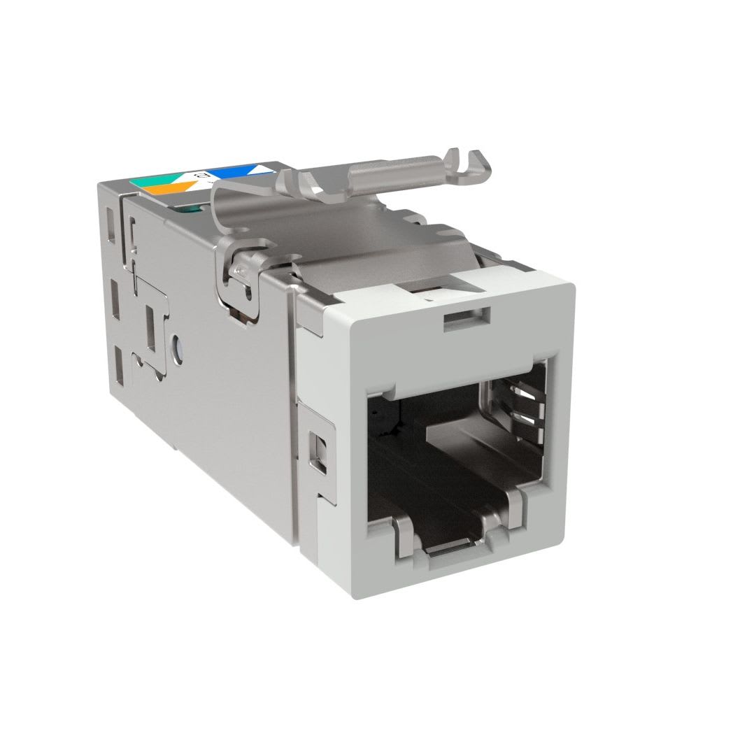 Kontakt Cat6A STP NET SLX, ECO 24stk Hvit