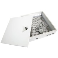 Fiber optic Indoor Wall cabinet, w/lock