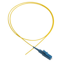 LC/PC, Fiber optic Pigtail, 9/OS2/900, 1.5 m, yellow