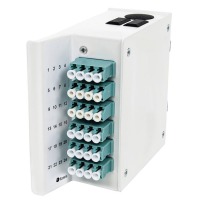 Wall box DIN MINI, 24xLC-1x24 MPOM OM3, A2