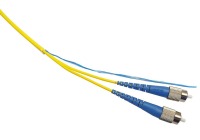 Duplex patch cord, BO, SC-SC, 9/OS2/3x5, 10 m, yellow