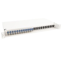 24 fiber MPO to LC/PC Breakout Fiber Patch Panel, OS2, A