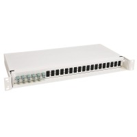 12 fiber MPO to LC Breakout Fiber Patch Panel, OM3, B1