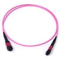 Cable, 12-fibre 50/OM4, MPO(F)-MPO(F), pol B