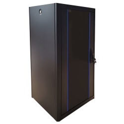 Wall cabinet 19" 16He Glass door B60xD45xH75, 16 He