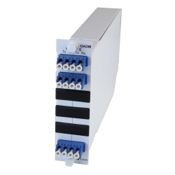 1431/1451 OADM, LC/PC, connected, fiber optic cassette modul